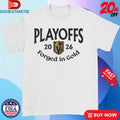 Vegas Golden Knights 2026 Playoffs Forged In Gold Shirts