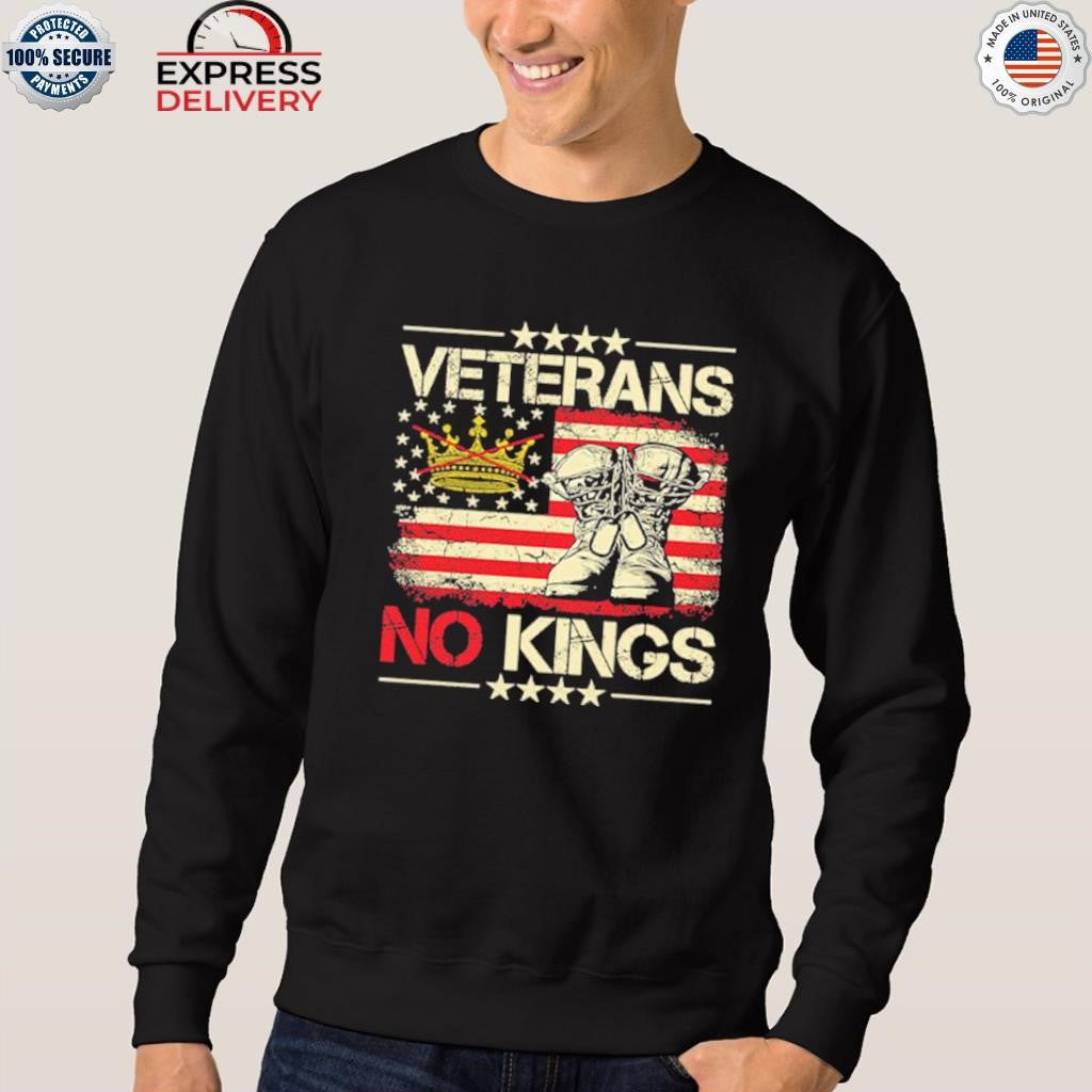 Veterans No Kings Military Protest Shirt