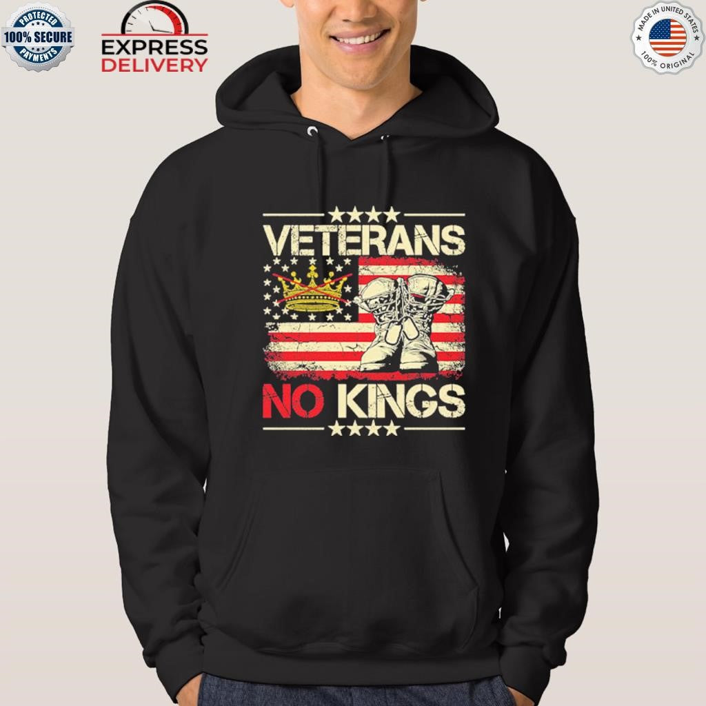 Veterans No Kings Military Protest Shirt