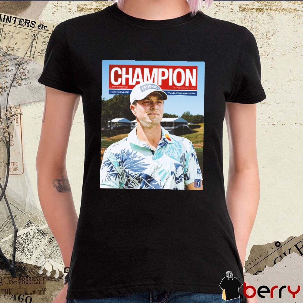Viktor Hovland 2026 Travelers Championship Champion PGA Tour Poster t-shirt