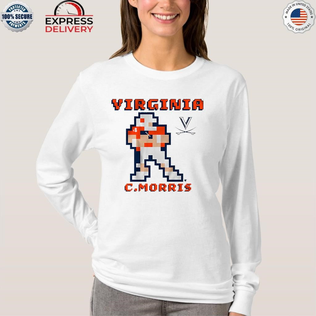 Virginia Football Chandler Morris Retro Baller Shirt