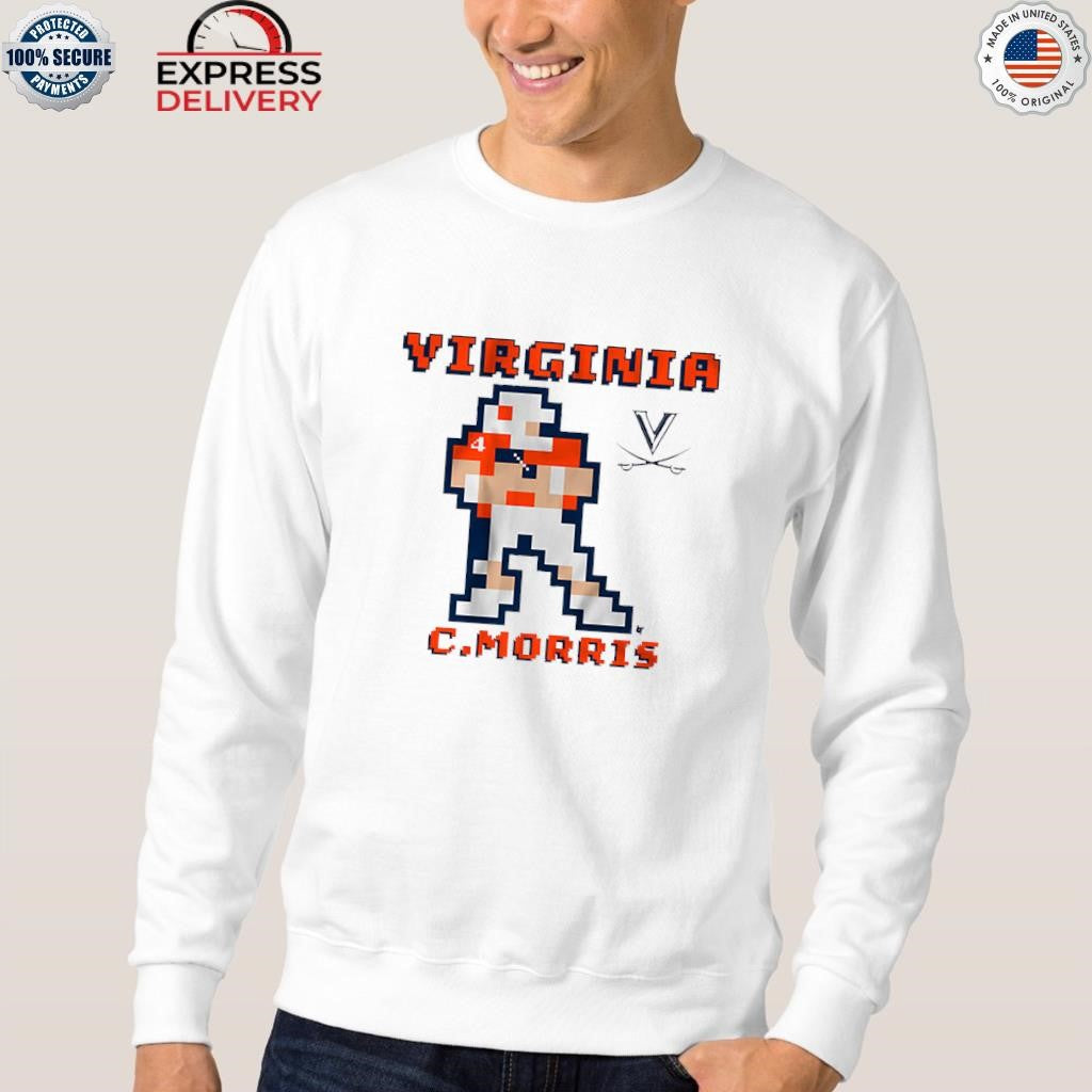 Virginia Football Chandler Morris Retro Baller Shirt