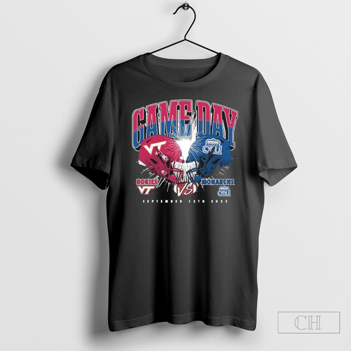 Official Virginia Tech Vs Old Dominion 2025 Gameday Football Rivalry Helmets T-Shirts, Hoodie, Sweatshirt | InkRitualCo.com