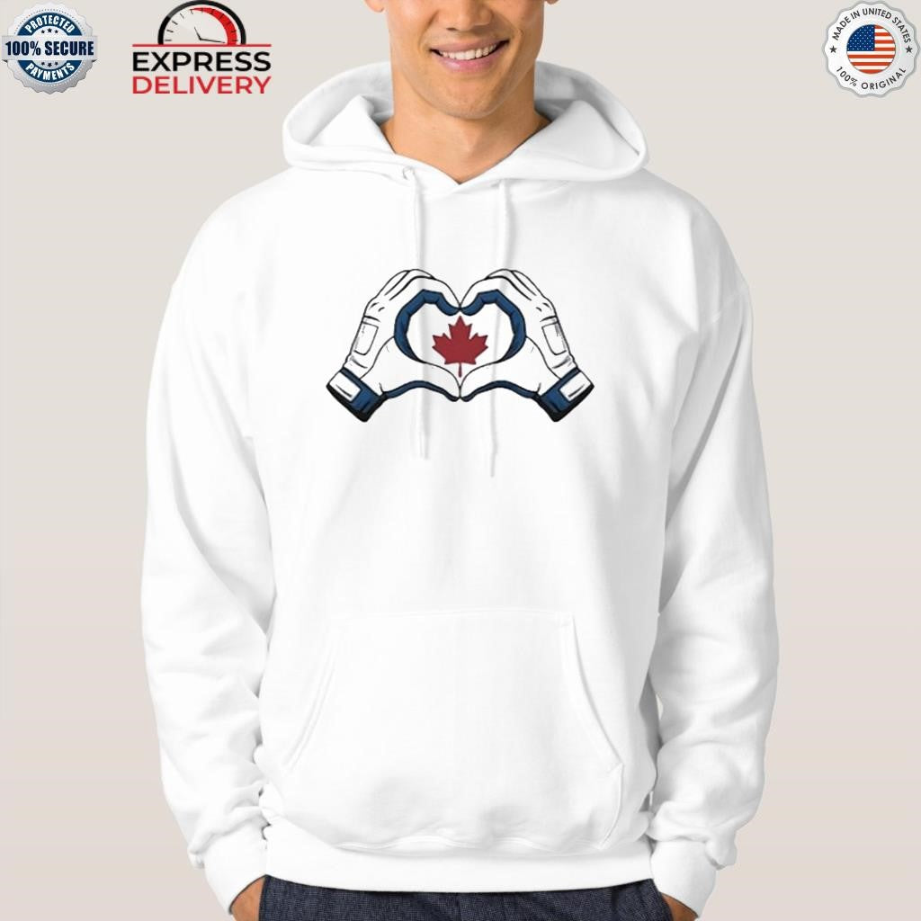 Vladdy Blue Jays Canada Heart Hands Shirt