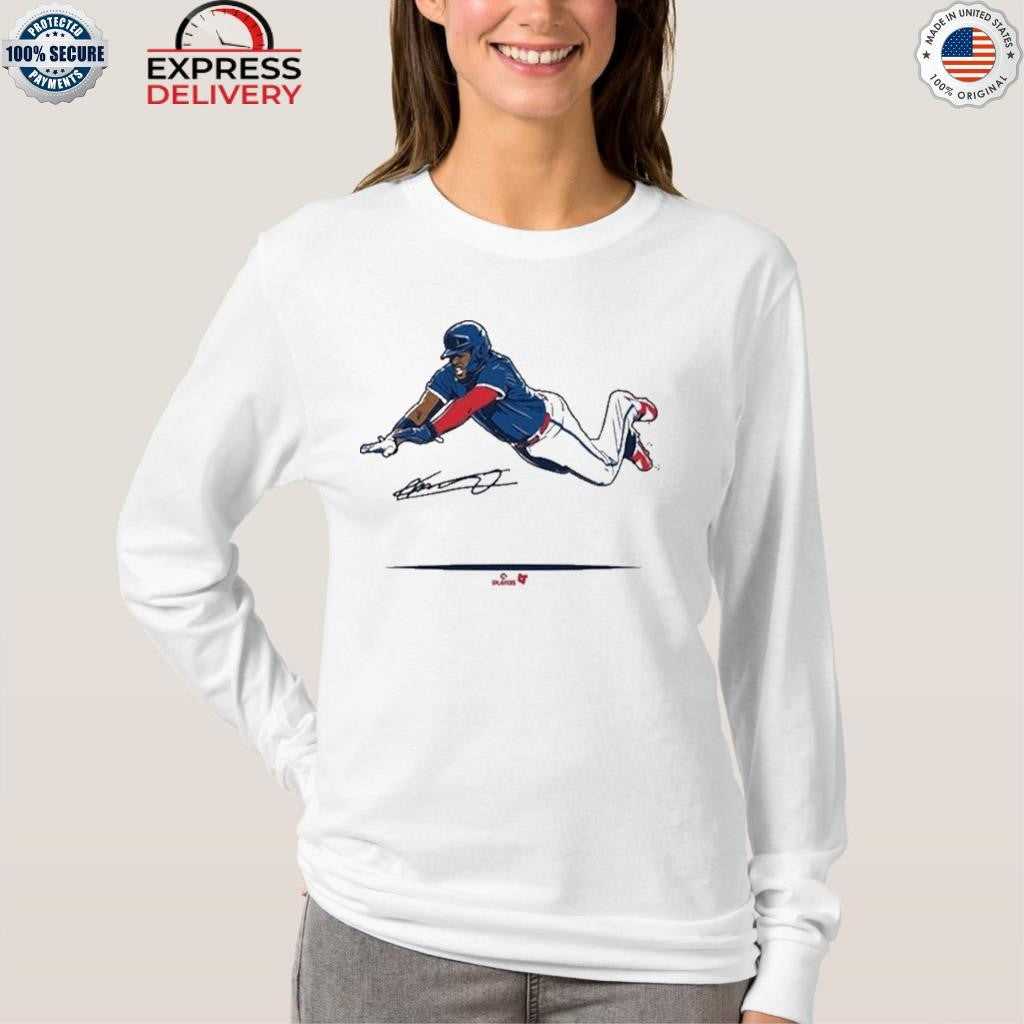 Vladimir Guerrero Jr Super Vlad Flying Slide Shirt