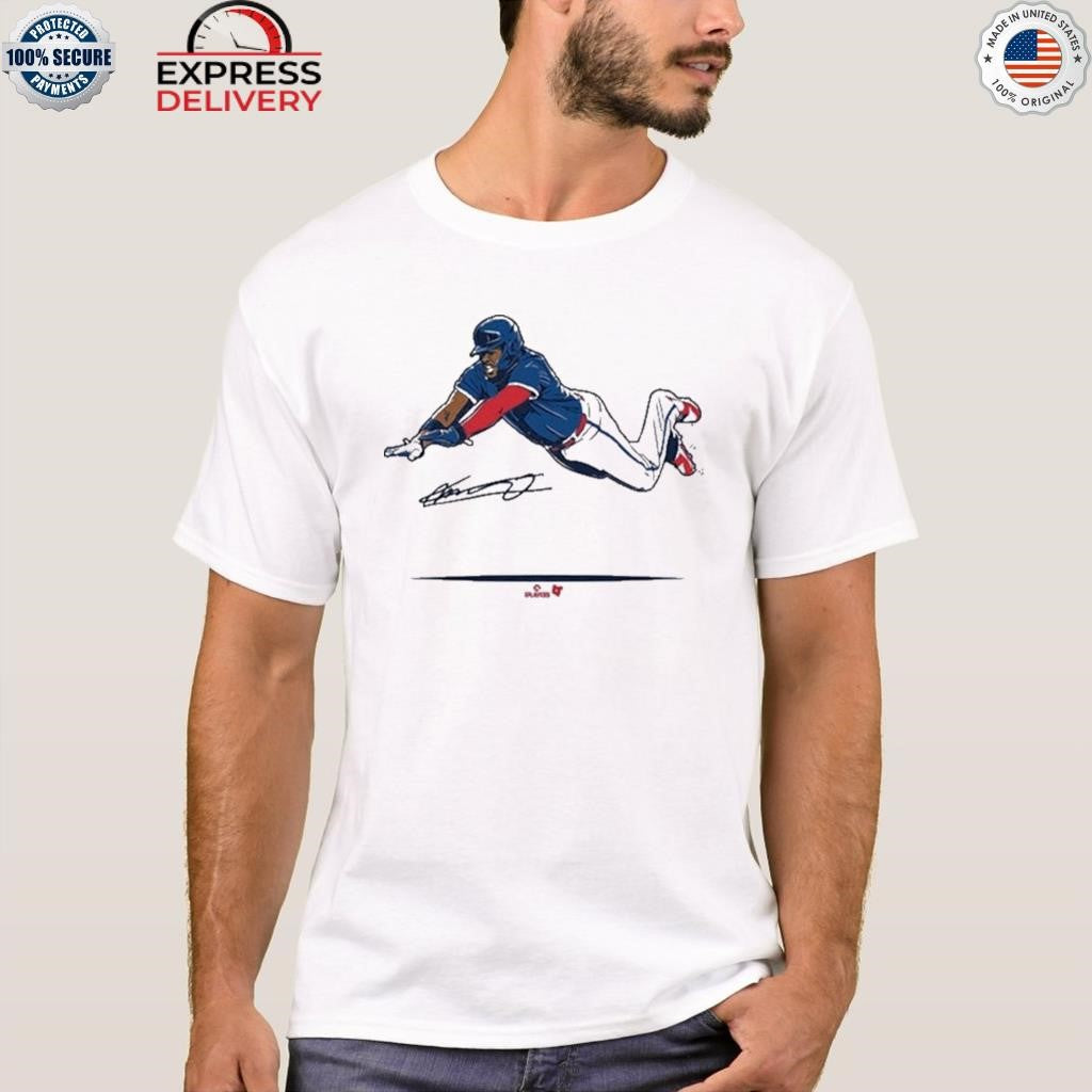 Vladimir Guerrero Jr Super Vlad Flying Slide Shirt