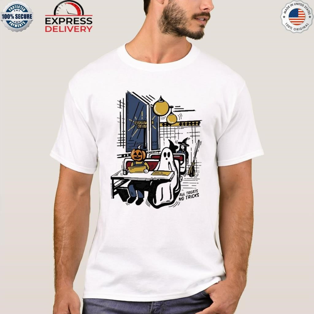 Waffle House All Tricks, No Treats Halloween Shirt