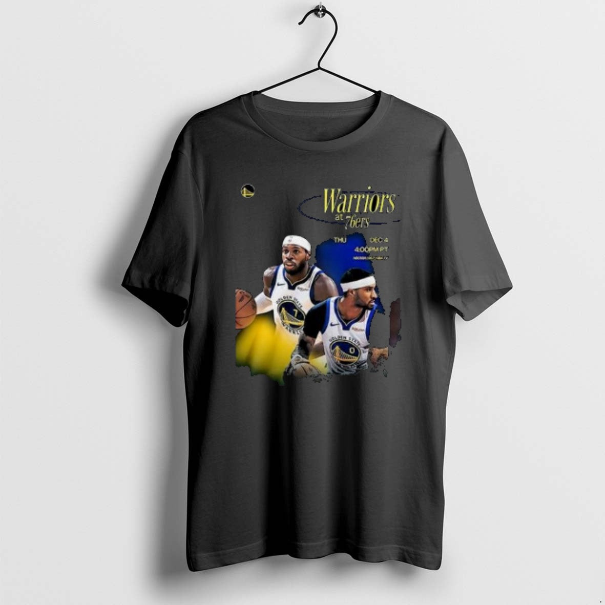 Official Warriors At 76ers Thu Dec 4 Circle Black T-Shirts, Hoodie, Sweatshirt | InkRitualCo.com