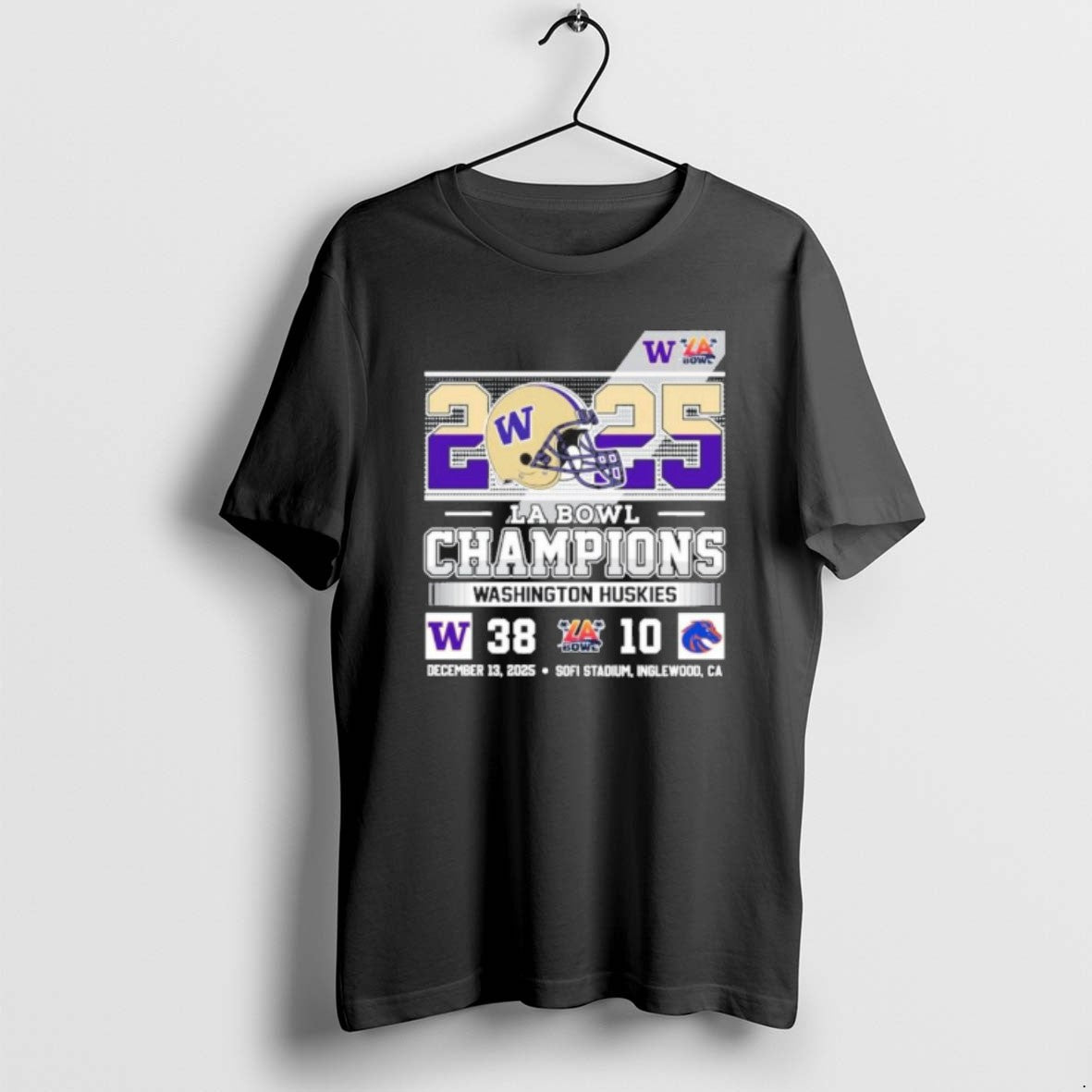 Official Washington Huskies 2025 La Bowl Champions 38 10 Boise State Score T-Shirts, Hoodie, Sweatshirt | InkRitualCo.com