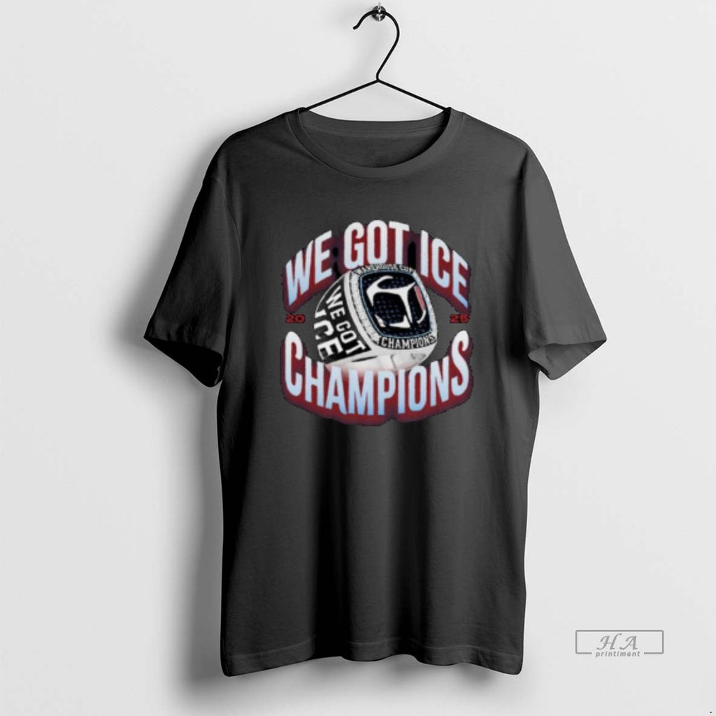 Official We Got Ice Champions Rings Circle Black T-Shirts, Hoodie, Sweatshirt | InkRitualCo.com