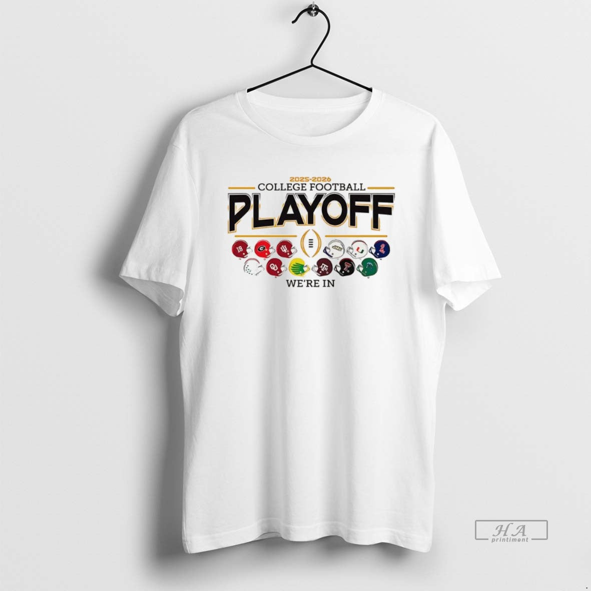 Official Were In 12 Team Football Helmet Cfp Logo T-Shirts, Hoodie, Sweatshirt | InkRitualCo.com