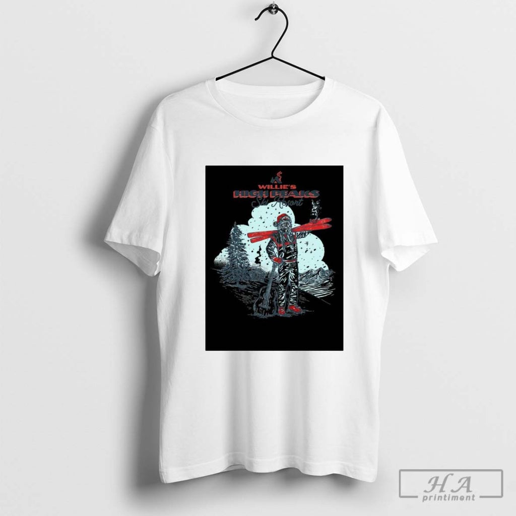Official Willie Nelson Willies High Peaks Ski Resort 2024 T-Shirts, Hoodie, Sweatshirt | InkRitualCo.com