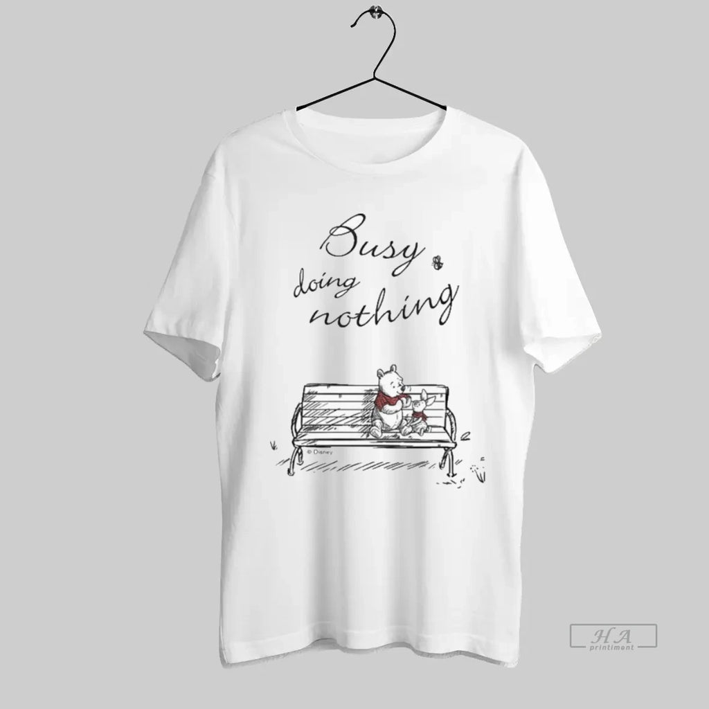Official Winnie The Pooh And Piglet Busy Doing Nothing T-Shirts, Hoodie, Sweatshirt | InkRitualCo.com