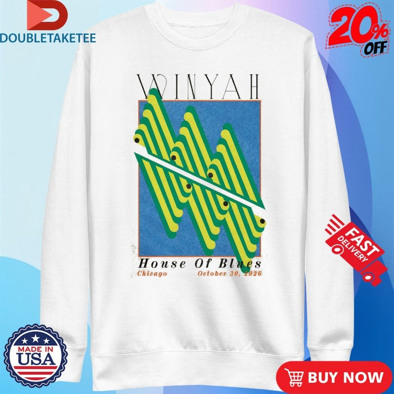 Winyah 10 30 2026 House Of Blues Chicago IL T-shirts