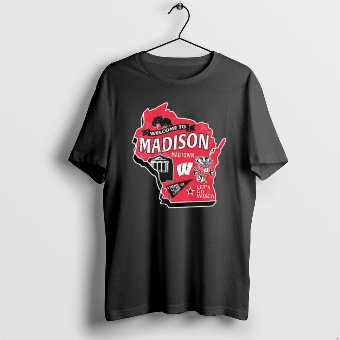 Official Wisconsin Badgers Welcome To Madison Lets Go Wisco T-Shirts, Hoodie, Sweatshirt | InkRitualCo.com
