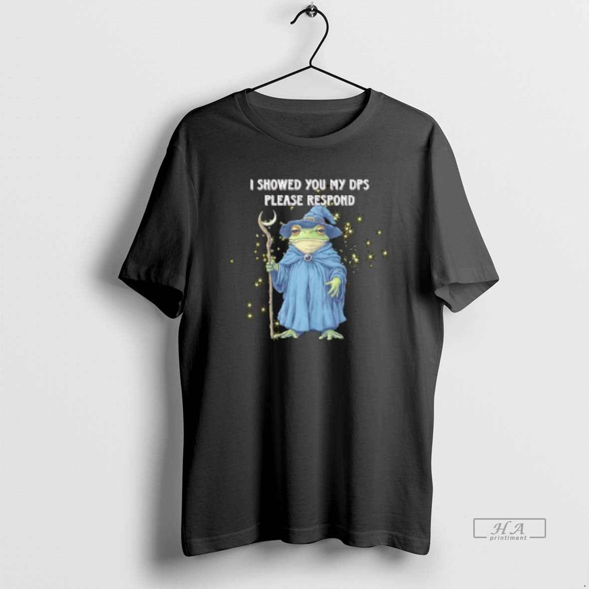 Official Wizard Frog I Showed You My Dps Please Respond T-Shirts, Hoodie, Sweatshirt | InkRitualCo.com