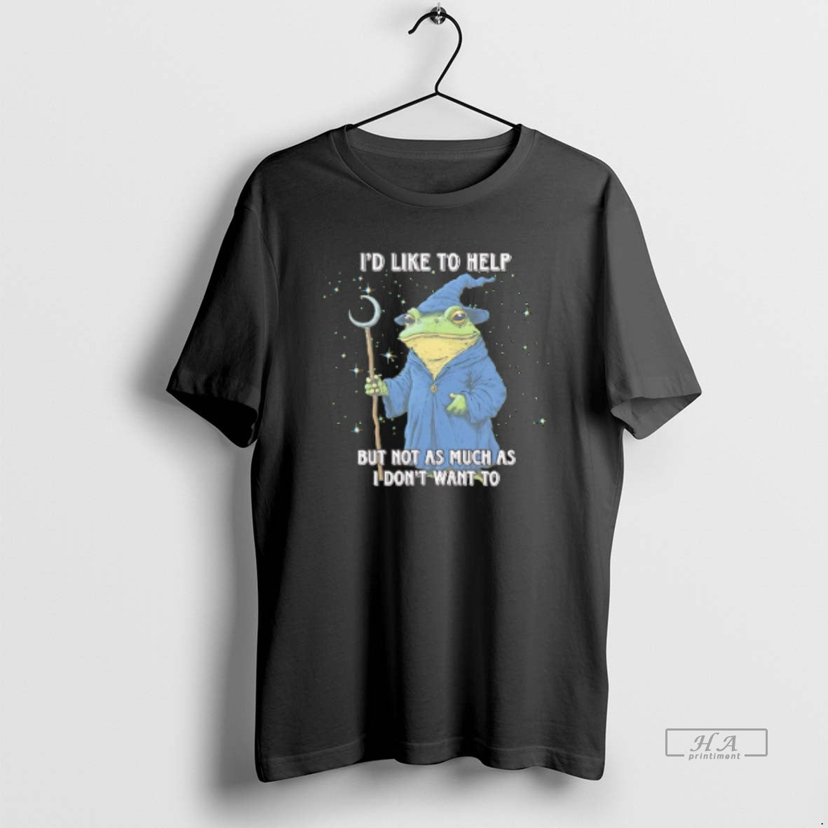 Official Wizard Frog Id Like To Help But Not As Much As I Dont Want T-Shirts, Hoodie, Sweatshirt | InkRitualCo.com