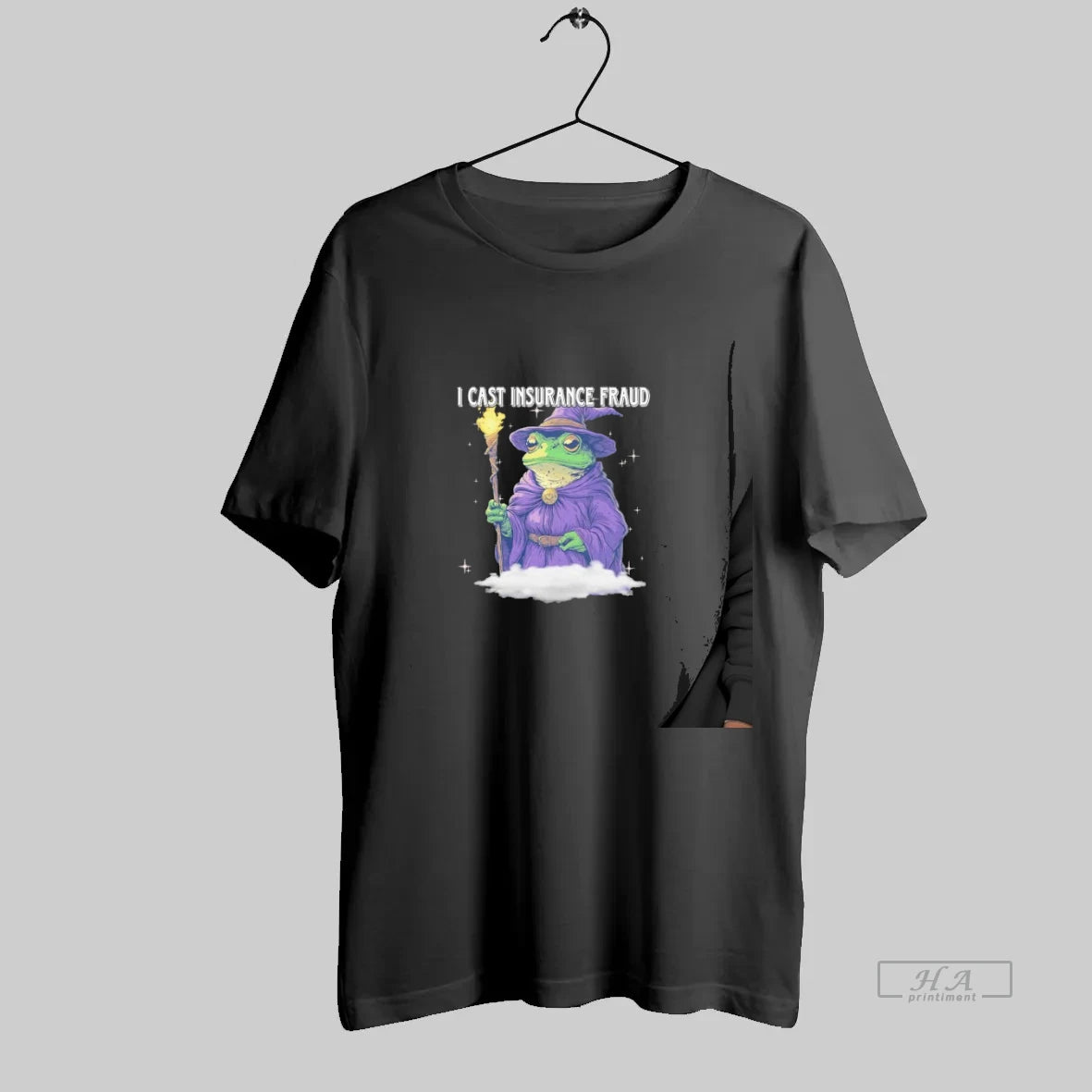 Official Wizard Frog I Cast Insurance Fraud T-Shirts, Hoodie, Sweatshirt | InkRitualCo.com