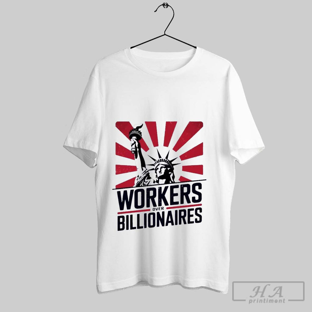 Official Workers Over Billionaires Retro Liberty T T-Shirts, Hoodie, Sweatshirt | InkRitualCo.com