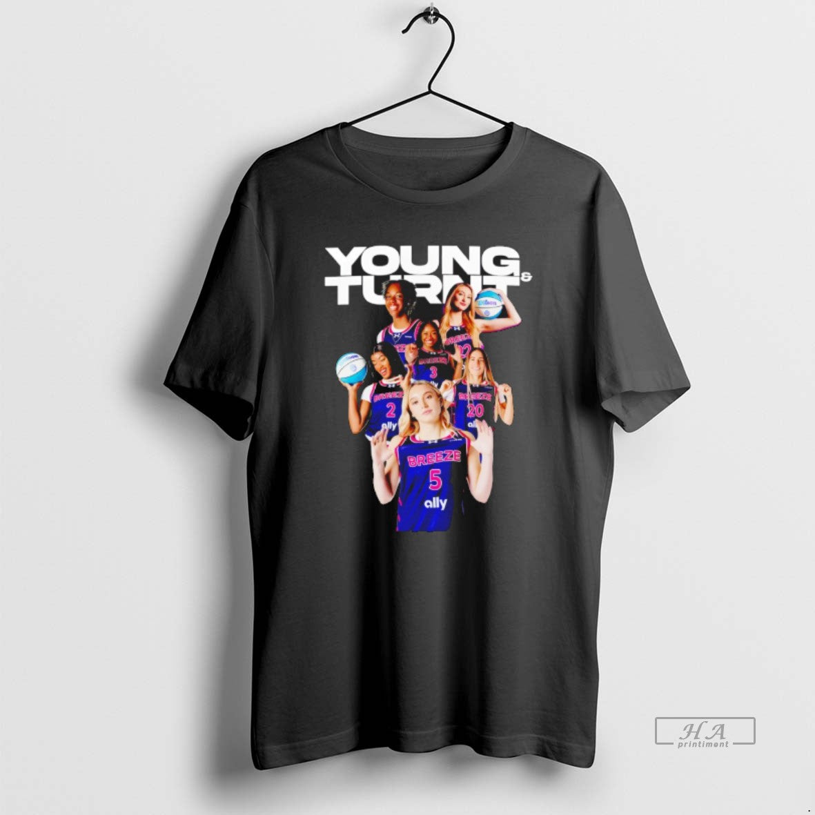 Official Young And Turnt Breeze Basketball Unrivaled Sgg Hoops Paige Bueckers T-Shirts, Hoodie, Sweatshirt | InkRitualCo.com