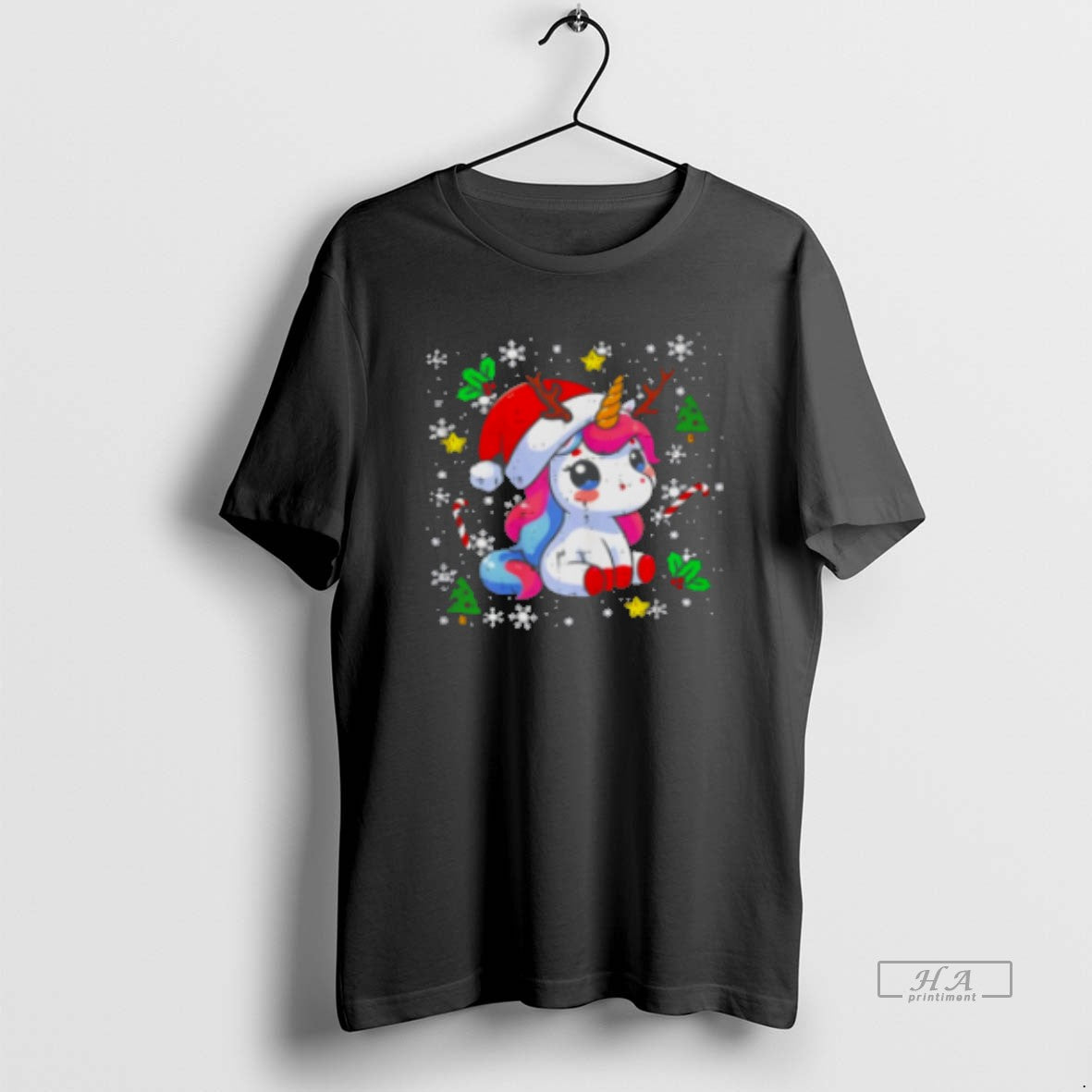 Official Christmas Unicorn Cute Magical Xmas Classic Womens T-Shirts, Hoodie, Sweatshirt | InkRitualCo.com