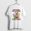 Official Ur4fxkny Grinch Santa Im A Bitch Im A Lover Im A Crazy Ass Mother T-Shirts, Hoodie, Sweatshirt | InkRitualCo.com