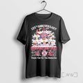 Officials 125th Anniversary 1901 2026 Boston Red Sox Ted Williams And Legends Skyline Signatures Premium T-Shirts,...