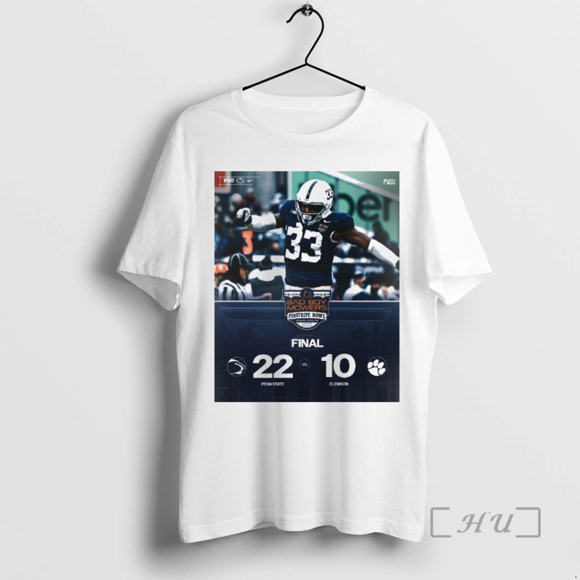 Officials 2025 Bad Boy Mowers Pinstripe Bowl Penn State Nittany Lions Defeated Clemson Tigers Final T-Shirts, Hoodie,...