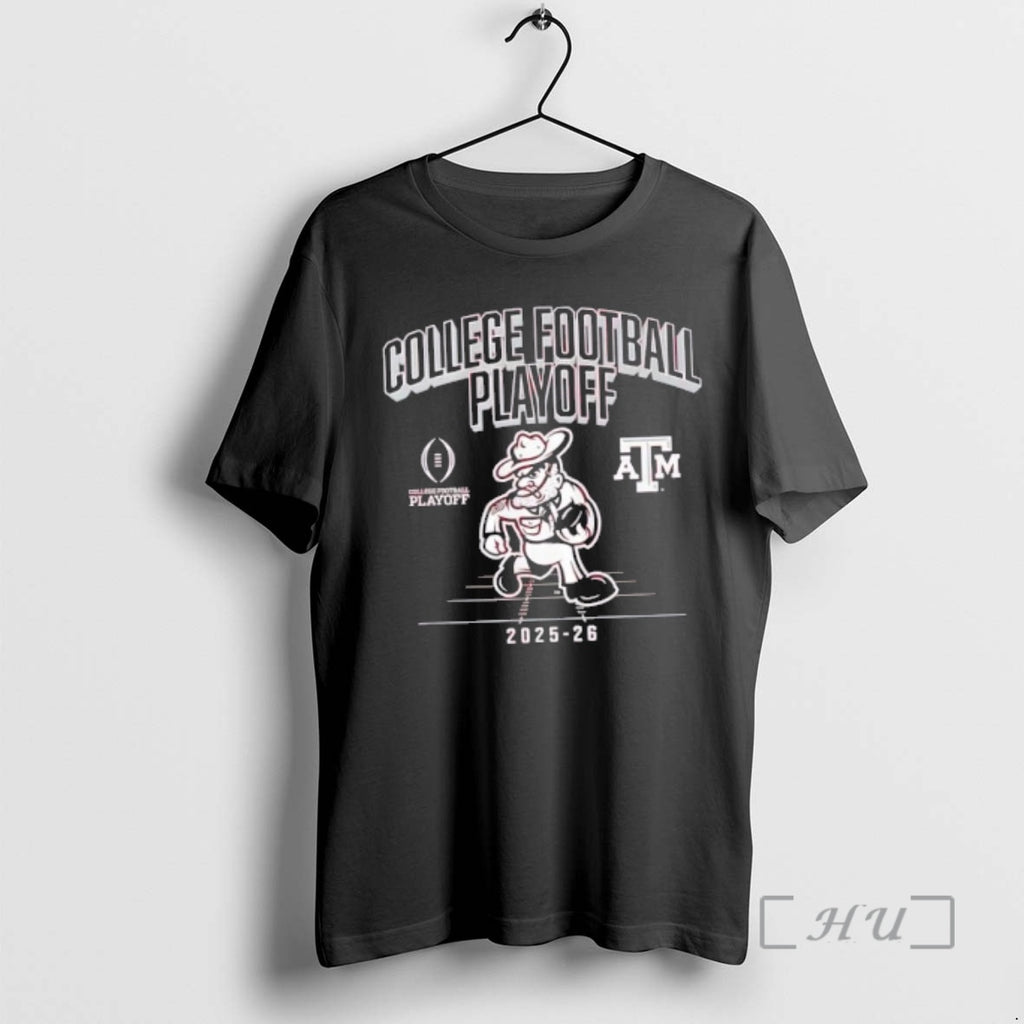 Officials 2025 Cfb College Football Playoff Mascot Texas Am Football T-Shirts, Hoodie, Sweatshirt | InkRitualCo.com