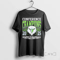 Officials 2025 Conference Champions Seattle Football Birds Of Prey T-Shirts, Hoodie, Sweatshirt | InkRitualCo.com