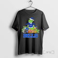 Officials 2025 Santa Grinch X Dog Ball Merry Christmas Bills Logo Premium T Shirts Sweater Hoodie, Sweatshirt