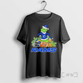 Officials 2025 Santa Grinch X Dog Ball Merry Christmas Rams Logo Premium T Shirts Sweater Hoodie, Sweatshirt