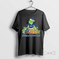 Officials 2025 Santa Grinch X Dog Ball Merry Christmas Seahawks Logo Premium T Shirts Sweater Hoodie, Sweatshirt