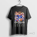 Officials 2026 Afc Champions Coach Mike Vrabel And All Players Signatures Premium T Shirts Sweater Hoodie, Sweatshirt