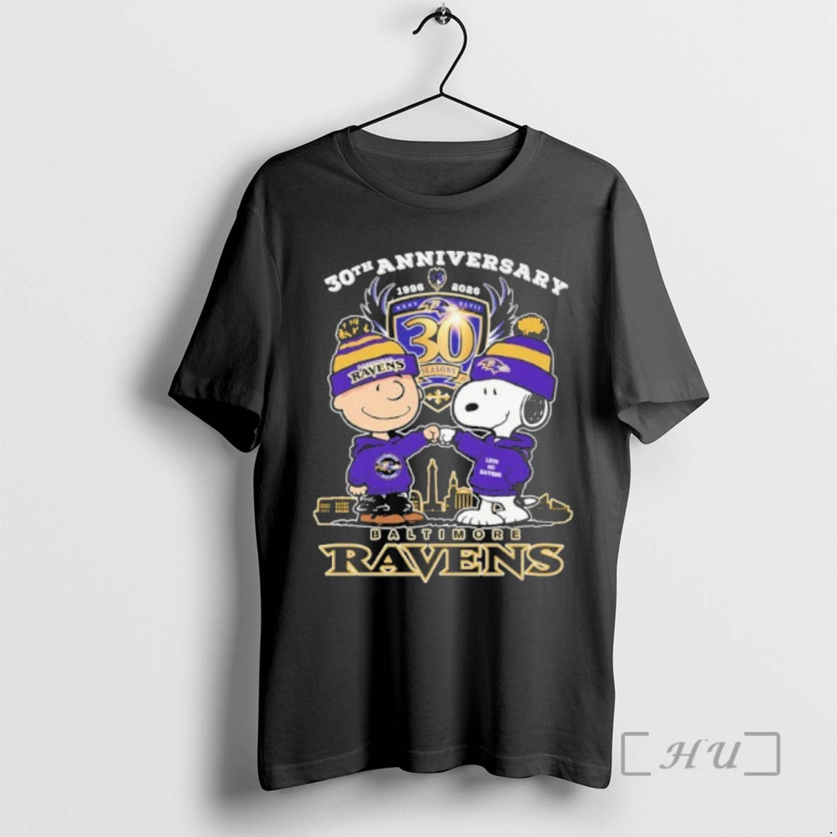 Officials 30th Anniversary Baltimore Ravens Peanuts T-Shirts, Hoodie, Sweatshirt | InkRitualCo.com