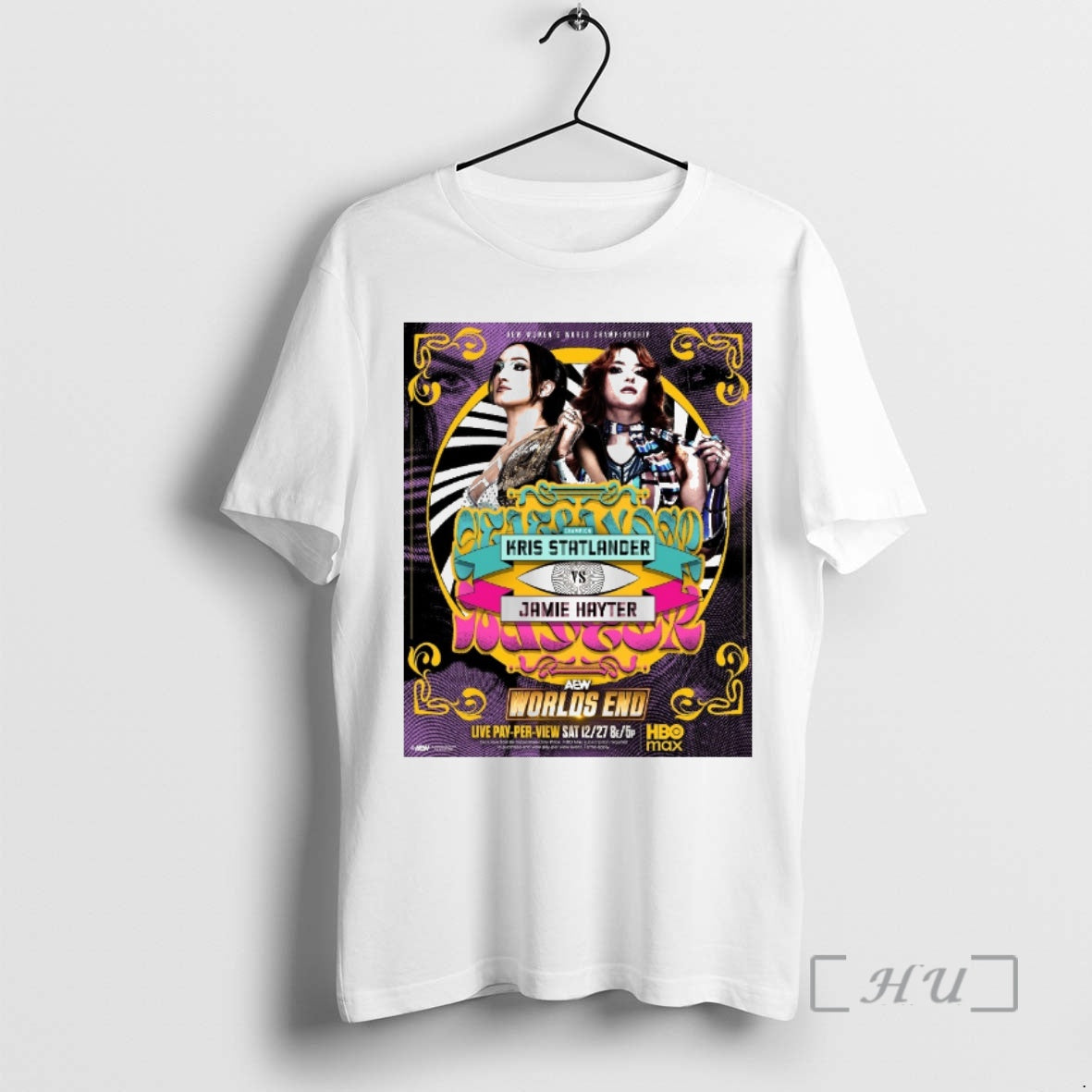 Officials Aew Womens World Championship Worlds End 2025 Kris Statlander Vs Jamie Hayter Premium T-Shirts, Hoodie, Sweatshirt