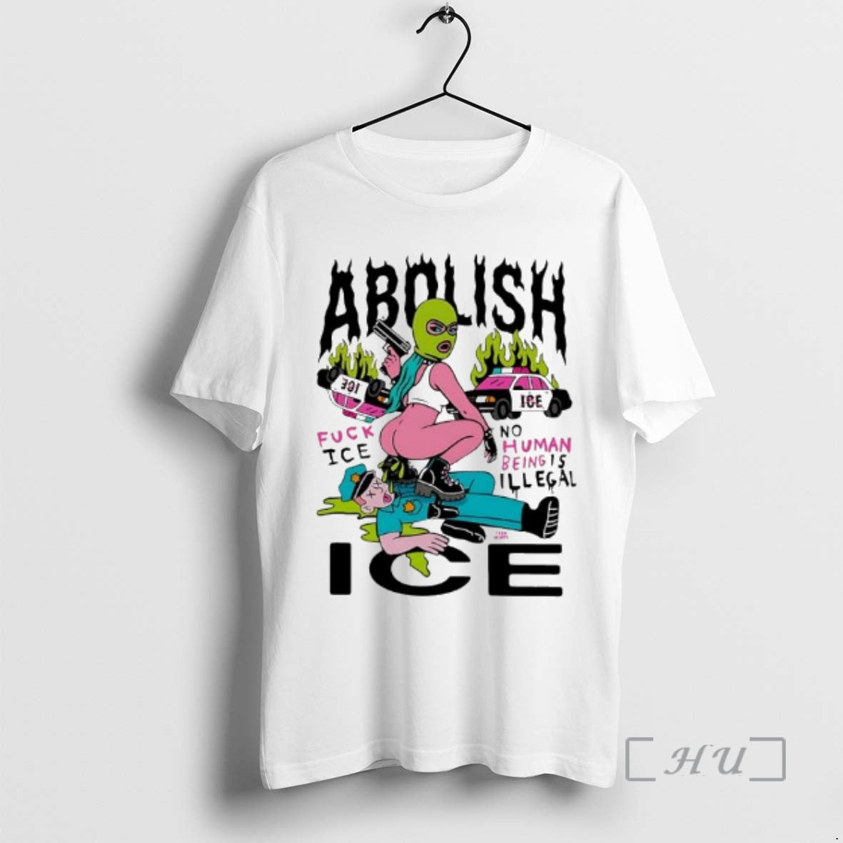 Officials Abolish Ice Fuck Ice No Human Being Is Illegal Funny Graphic Premium T Shirts Hoodie, Sweatshirt | InkRitualCo.com