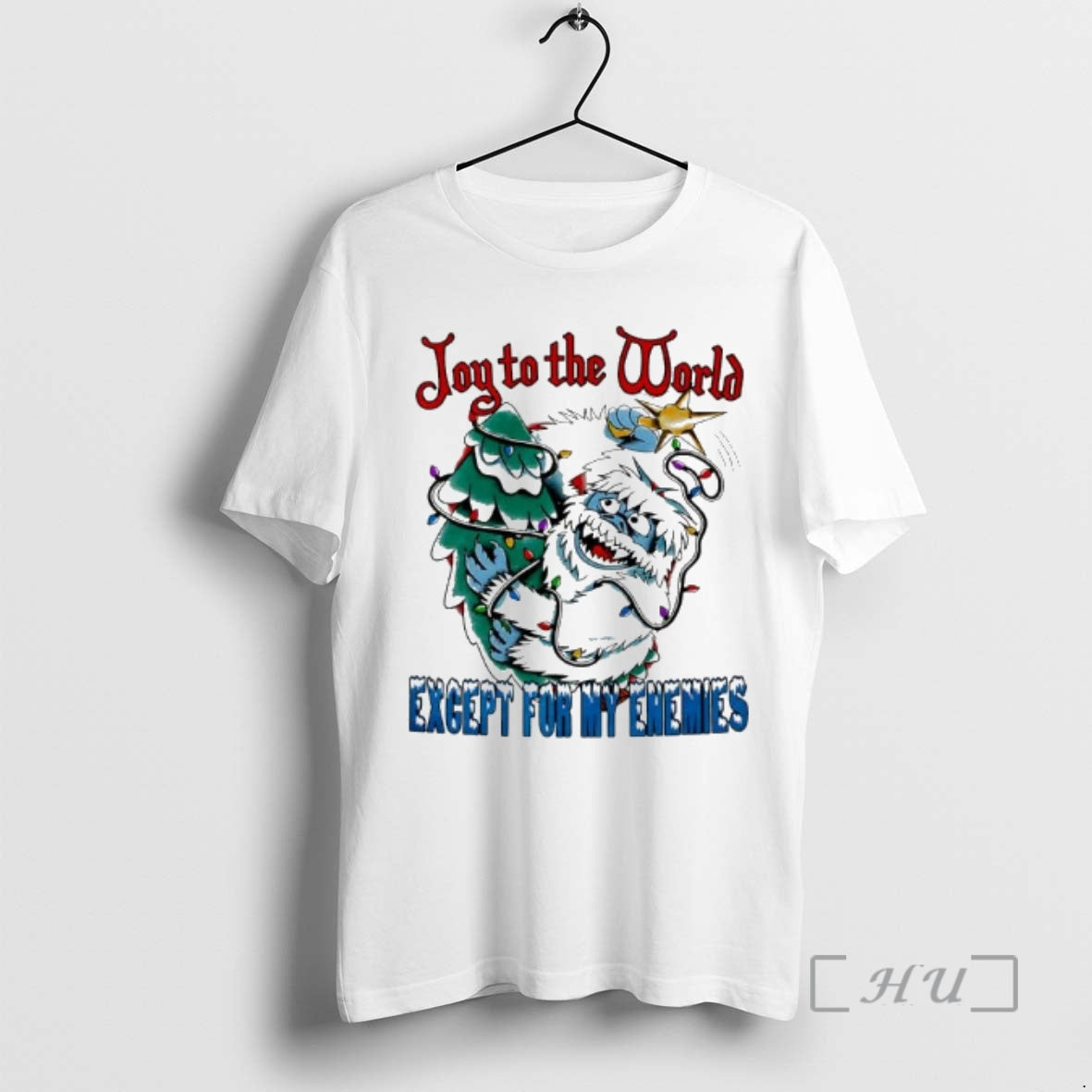 Officials Abominable Snow Monster Joy To The World Except For My Enemies Premium T Shirts Hoodie, Sweatshirt
