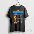Officials All Time Greats Oklahoma City Thunder Names Players Thank You For The Memories Signatures T-Shirts, Hoodie,...