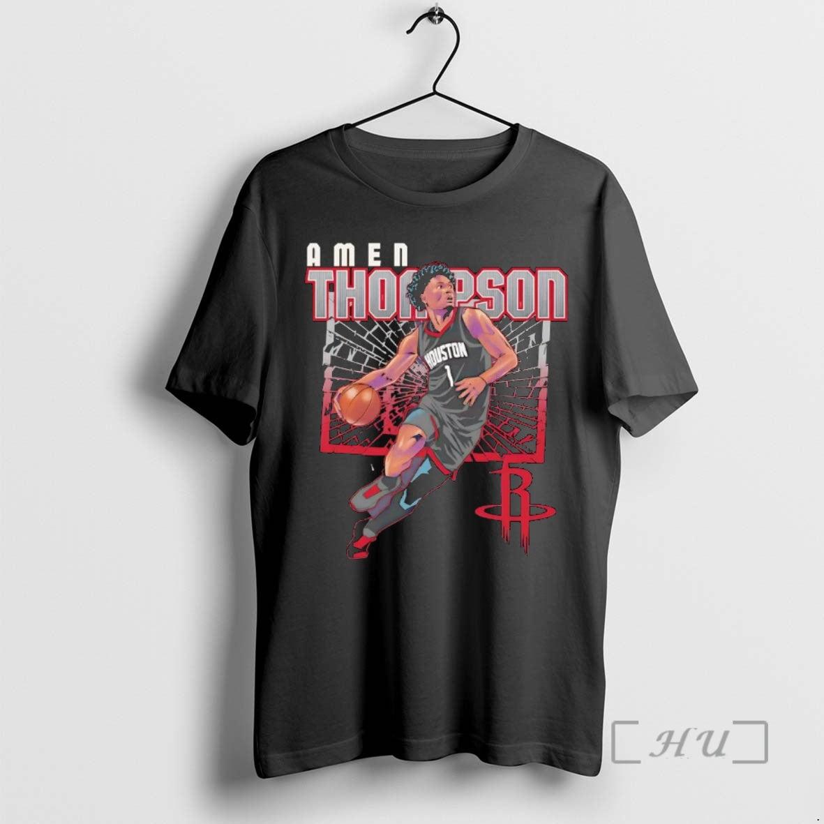 Officials Amen Thompson Backboard Shattering Houston Rockets T-Shirts, Hoodie, Sweatshirt | InkRitualCo.com