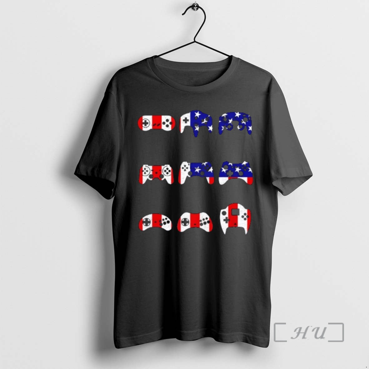 Officials American Gamer Mash Up Controllers Usa Flag T-Shirts, Hoodie, Sweatshirt | InkRitualCo.com