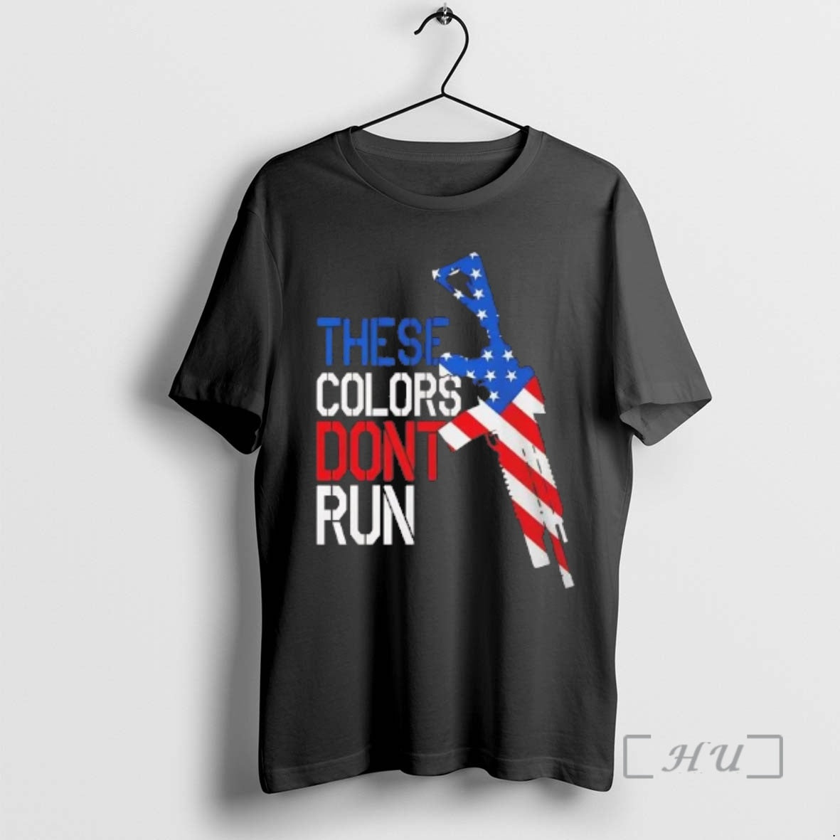 Officials American Flag Rifle These Colors Dont Run T-Shirts, Hoodie, Sweatshirt | InkRitualCo.com