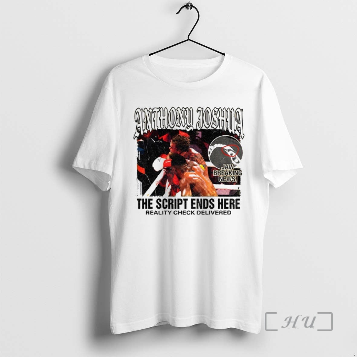 Officials Anthony Joshua Ko Jake Paul The Script Ends Here Reality Check Delivered Premium T-Shirts, Hoodie, Sweatshirt