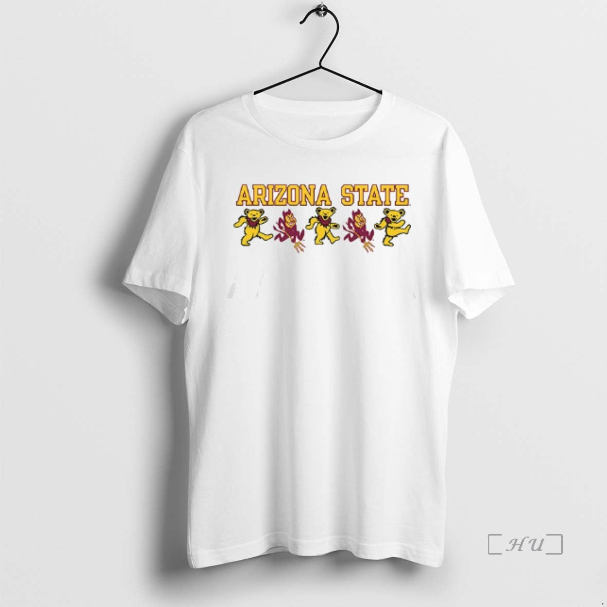 Officials Arizona State Sun Devils X Grateful Dead Dacing Bears Logo Parody Double Sided Graphic T-Shirts, Hoodie, Sweatshirt