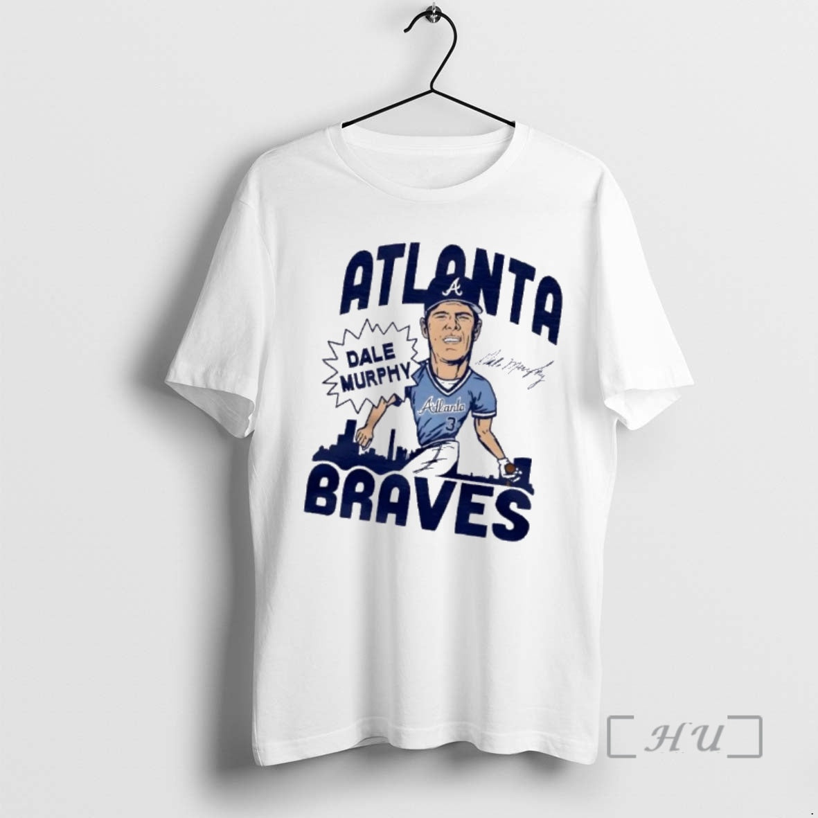 Officials Atlanta Braves Dale Murphy Swing Caricature Signature T-Shirts, Hoodie, Sweatshirt | InkRitualCo.com