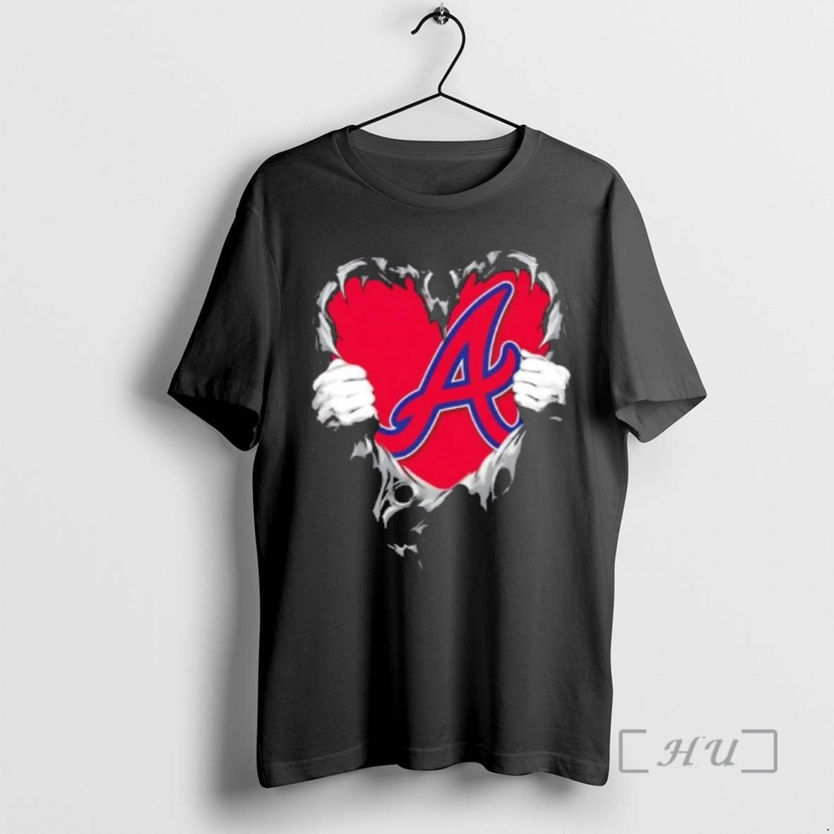Officials Atlanta Braves Rip The Chest Forever In My Heart T-Shirts, Hoodie, Sweatshirt | InkRitualCo.com