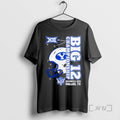 Officials Byu Cougars 2025 Big 12 Football Championship Vertical Helmet Ornaments Premium T Shirts Sweater Hoodie, Sweatshirt