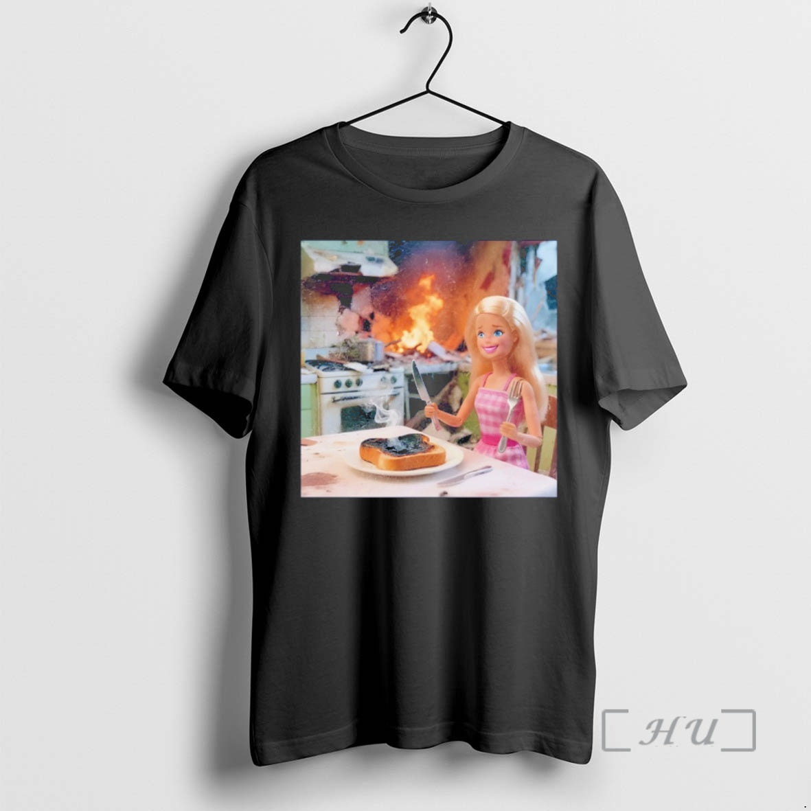 Officials Babies Distressed Doll Face Kitchen Fire Meme T-Shirts, Hoodie, Sweatshirt | InkRitualCo.com