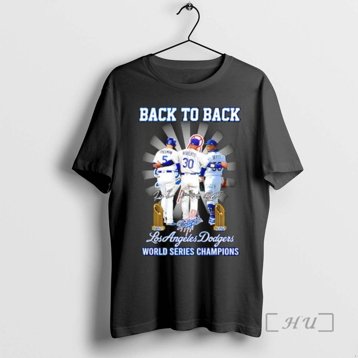 Officials Back To Back Los Angeles Dodgers World Series Champions In 2024 And 2025 Premium T-Shirts, Hoodie, Sweatshirt
