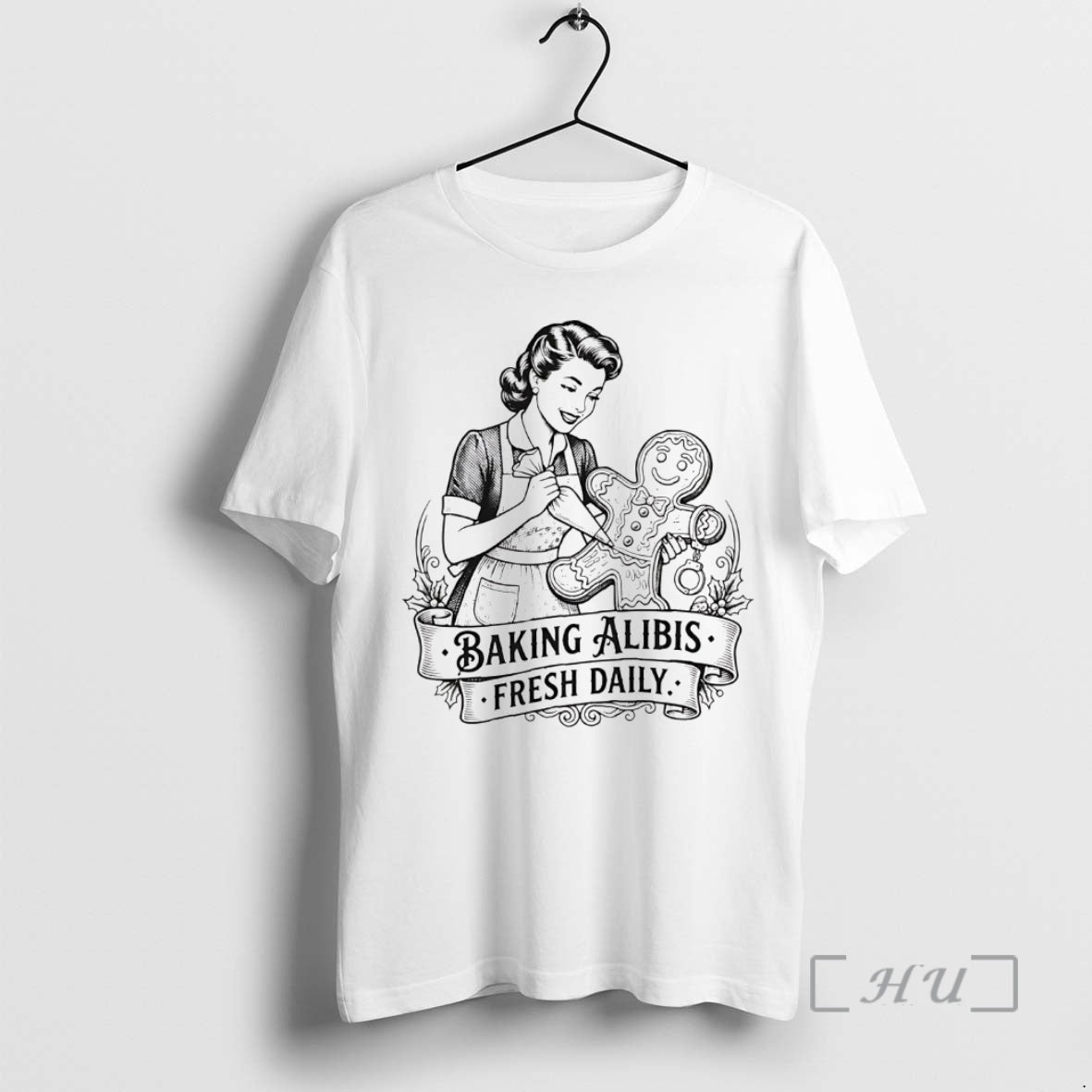 Officials Baking Alibis Gingerbread Fresh Daily Christmas T-Shirts, Hoodie, Sweatshirt | InkRitualCo.com